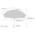 SNOOPYジャンプ傘ボーダー(60cm ネイビー) 13枚目画像