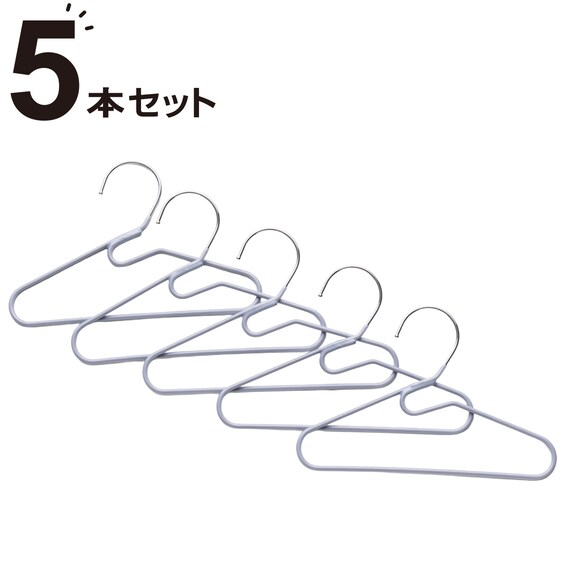 すべりにくいペットハンガー(5本組) 1枚目画像