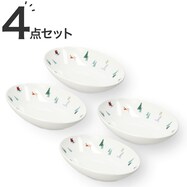 オーバルプレート スキーヤー柄(25cm)