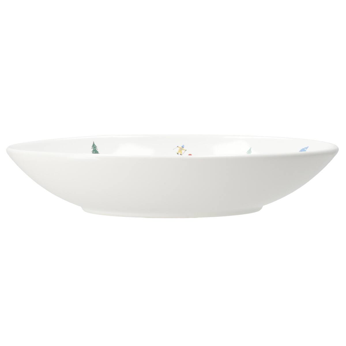 オーバルプレート スキーヤー柄(25cm) 4点セット | ニトリネット