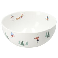 ラウンドボウル スキーヤー柄(15cm)