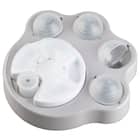 頭を使ってエサを探す知育トイ おやつパズル(足形) 1枚目画像