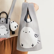 ニットトートバッグ シマエナガ