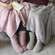 ひざ掛け+ルームソックス 2点セット