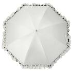 晴雨兼用 フリル長傘 50cm(ホワイト DH25) 2枚目画像