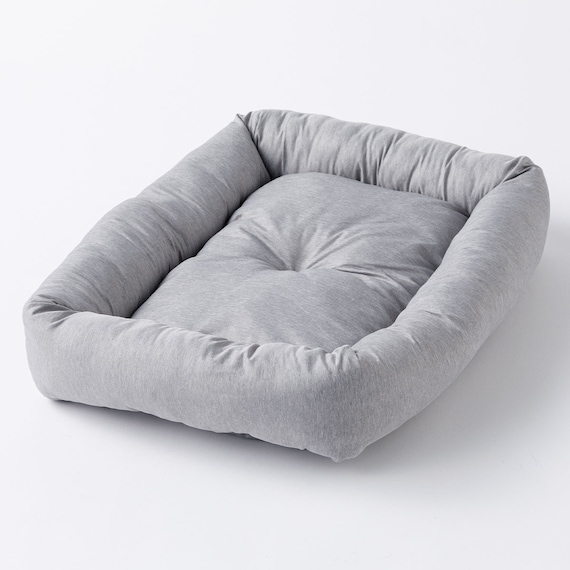 ペットベッド 四角型 M(PLAIN M グレー) 9枚目画像