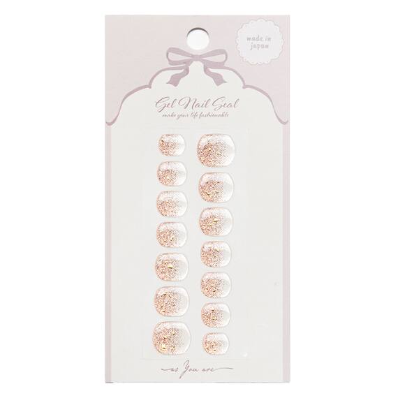 ジェルネイルシール(25Tグラデーションピンク) 1枚目画像