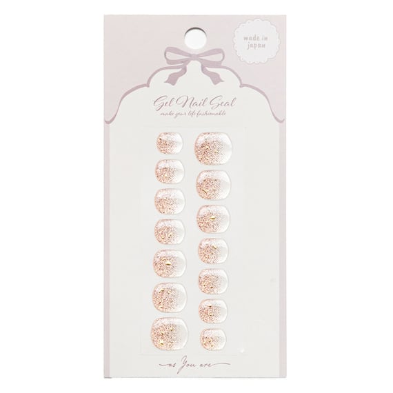 ジェルネイルシール(25Tグラデーションピンク) 1枚目画像