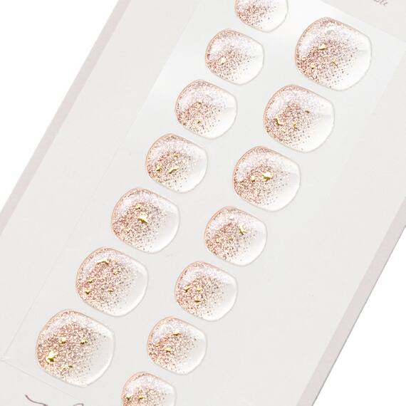 ジェルネイルシール(25Tグラデーションピンク) 3枚目画像