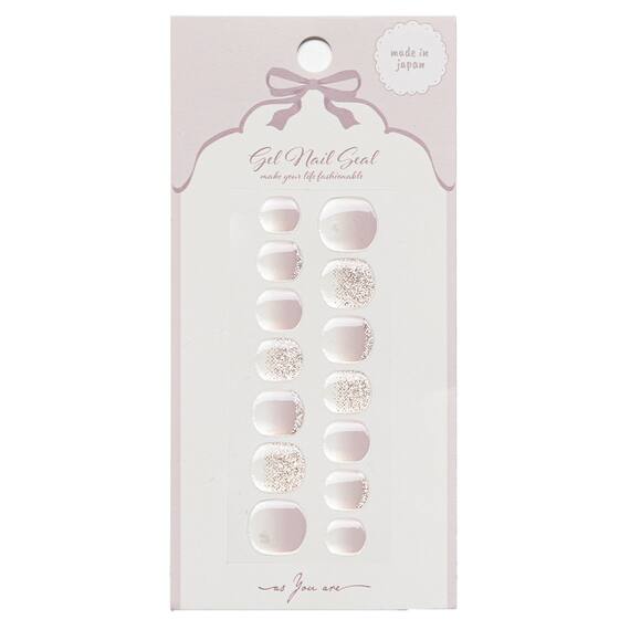 ジェルネイルシール(25T ラメライトピンク) 1枚目画像