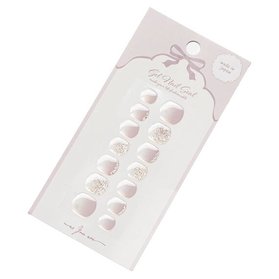 ジェルネイルシール(25T ラメライトピンク) 2枚目画像