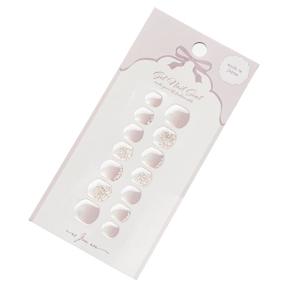 ジェルネイルシール(25T ラメライトピンク) 2枚目画像