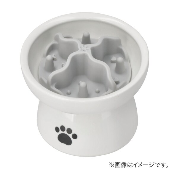 早食い防止スローフィーダー(PF 8cm WB GY) 3枚目画像