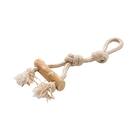 引っ張って遊べるドッグ用トイ(木製ロープ) 3枚目画像