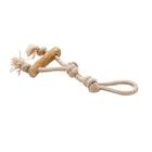 引っ張って遊べるドッグ用トイ(木製ロープ) 4枚目画像