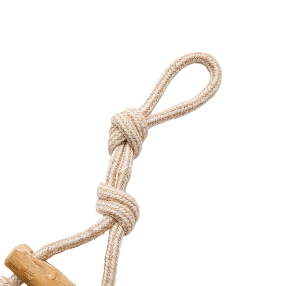 引っ張って遊べるドッグ用トイ(木製ロープ) 7枚目画像