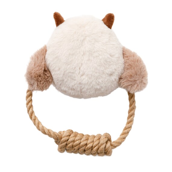 引っ張って遊べるドッグ用トイ(フクロウ) 4枚目画像