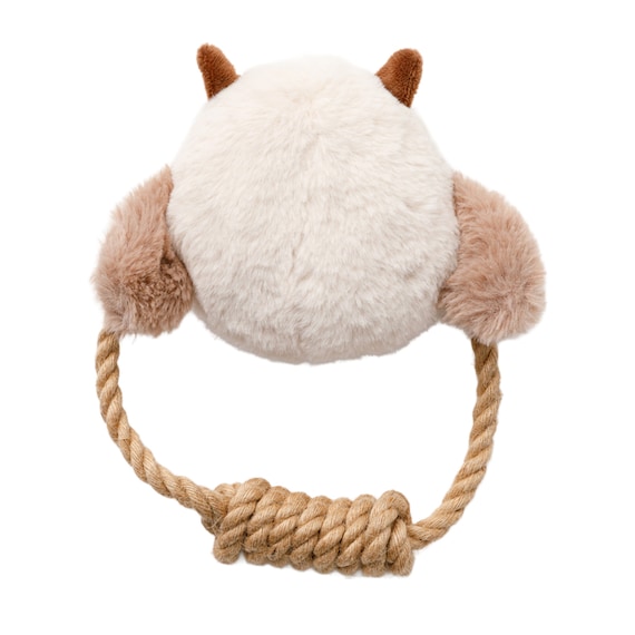 引っ張って遊べるドッグ用トイ(フクロウ) 4枚目画像