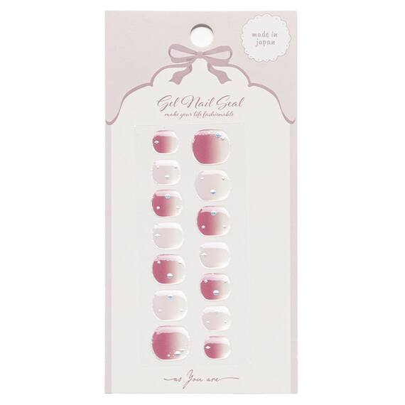 ジェルネイルシール(25AW ピンクストーン) 1枚目画像