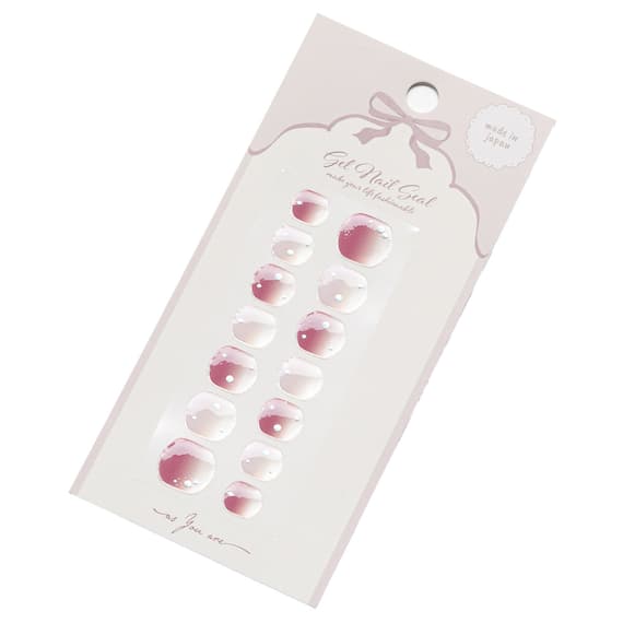 ジェルネイルシール(25AW ピンクストーン) 2枚目画像