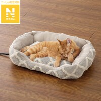 4段階温度調整機能付きヒーターペットベッド(Nウォーム MR2531)