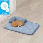 ペット あごのせ枕付マット M(Nクール M D01) 1枚目画像
