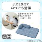 ペット あごのせ枕付マット M(Nクール M D01) 4枚目画像