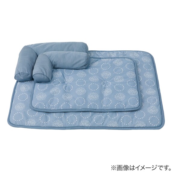 ペット あごのせ枕付マット M(Nクール M D01) 9枚目画像
