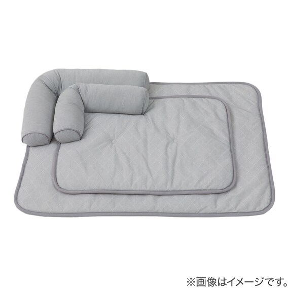 ペット用 あごのせ枕付マット M(Nクール極冷 M K03) 9枚目画像
