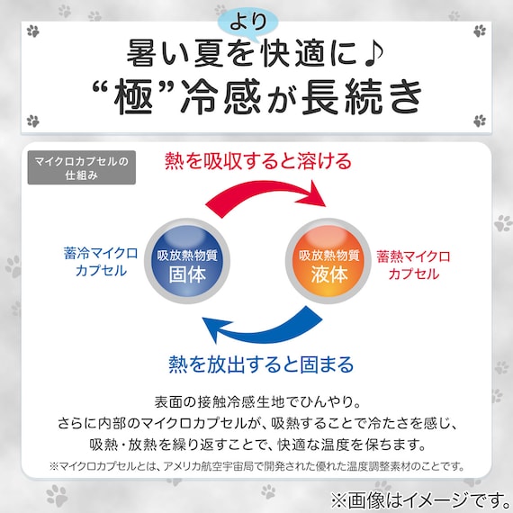 ペットベッド 四角 M(Nクール極冷 シカクM B04r) 3枚目画像
