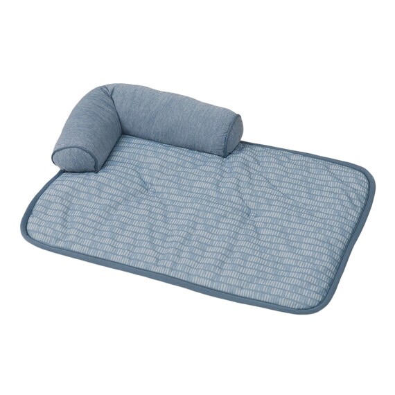 ペット あごのせ枕付マット M(Nクール極冷 M B04) 3枚目画像