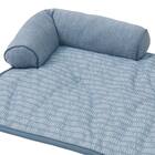 ペット あごのせ枕付マット M(Nクール極冷 M B04) 6枚目画像