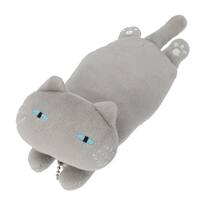 チャーム デコネコ グレー