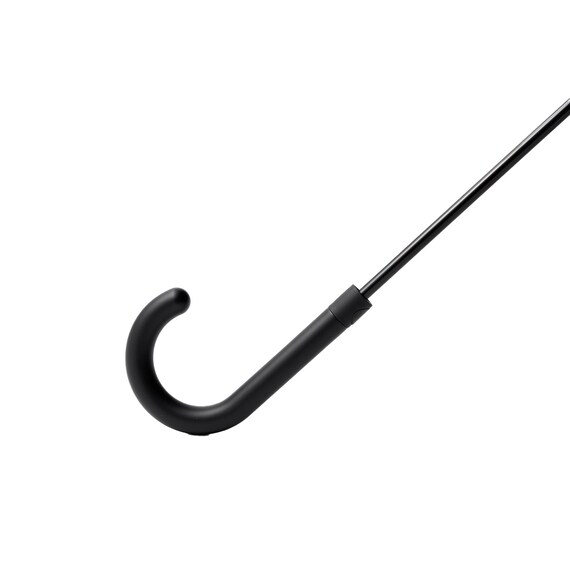 長傘 ジャンプ 60cm(台風 ブラック DH251) 6枚目画像