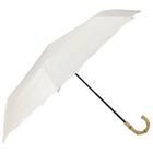 裏地がアイボリー色のＵＶウェーブ折傘(アイボリー YH5985) 1枚目画像