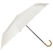 裏地がアイボリー色のＵＶウェーブ折傘(YH5985)