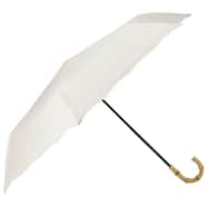 裏地がアイボリー色のUVウェーブ折傘(YH5985)