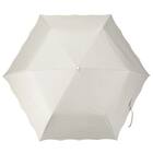 裏地がアイボリー色のＵＶウェーブ折傘(アイボリー YH5985) 2枚目画像