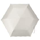 裏地がアイボリー色のUVウェーブ折傘(アイボリー YH5985) 2枚目画像