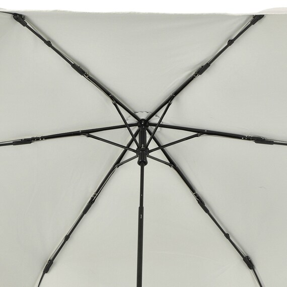 裏地がアイボリー色のＵＶウェーブ折傘(アイボリー YH5985) 6枚目画像