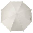 裏地がアイボリー色のUVウェーブ長傘(アイボリー YH5985) 2枚目画像