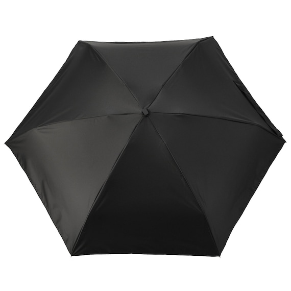 【晴雨兼用】UVカラビナコンパクト折りたたみ傘 (ブラック) 3枚目画像