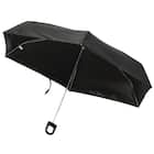 【晴雨兼用】UVカラビナコンパクト折りたたみ傘 (ブラック) 4枚目画像
