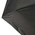 【晴雨兼用】UVカラビナコンパクト折りたたみ傘 (ブラック) 6枚目画像