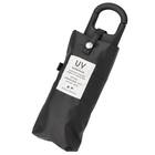 【晴雨兼用】UVカラビナコンパクト折りたたみ傘 (ブラック) 8枚目画像