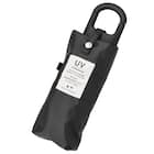 【晴雨兼用】UVカラビナコンパクト折りたたみ傘 (ブラック) 8枚目画像