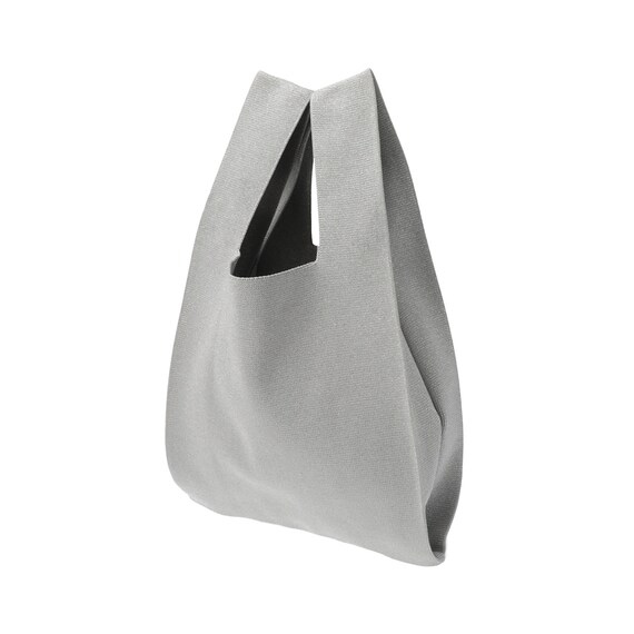 ニットトートバッグ(S シルバー) 1枚目画像