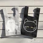 ニットトートバッグ (S デコネコ) 2枚目画像