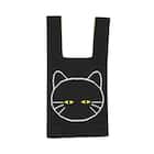 ニットトートバッグ (S デコネコ) 5枚目画像