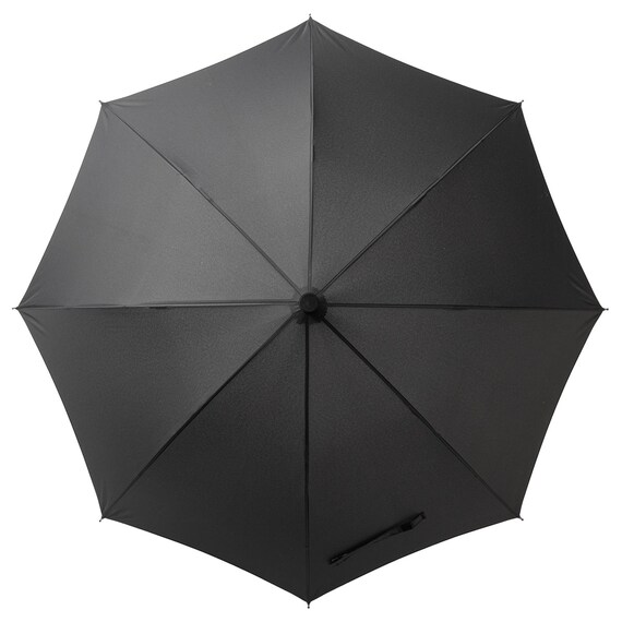 軽量長傘 55cm(RH55x8 ブラック) 4枚目画像